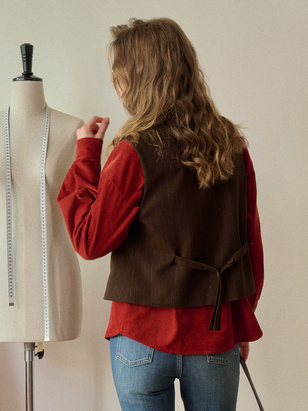 Dallas Round Neck Wool Vest