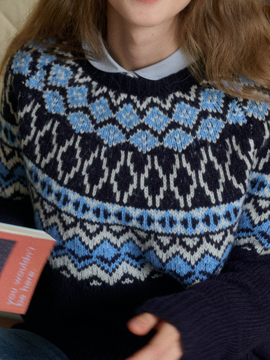 Estella Round Neck Fair Isle Sweater