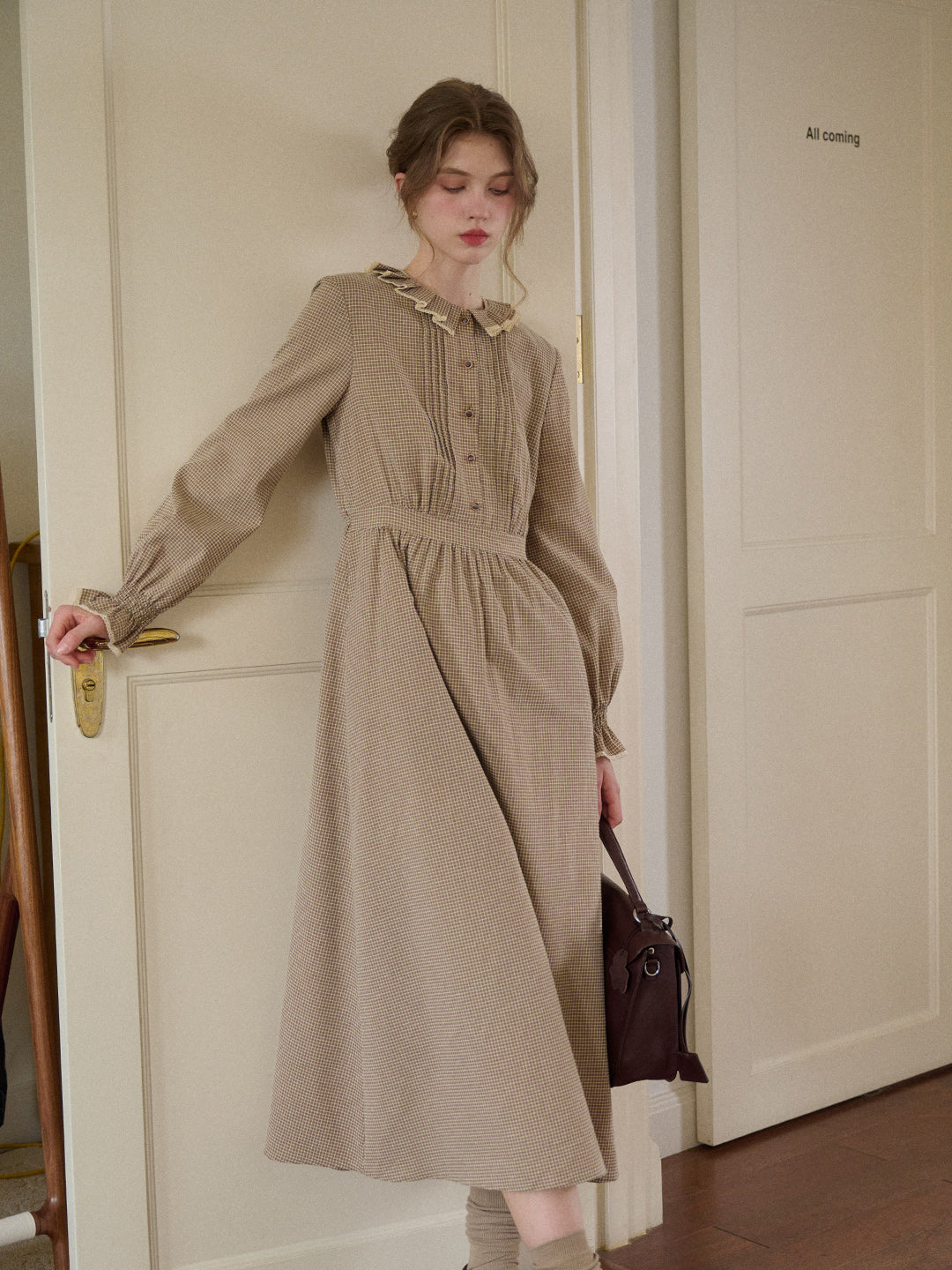 Romina Round Neck Cotton Dress