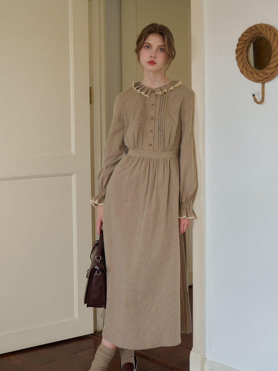 Romina Round Neck Cotton Dress