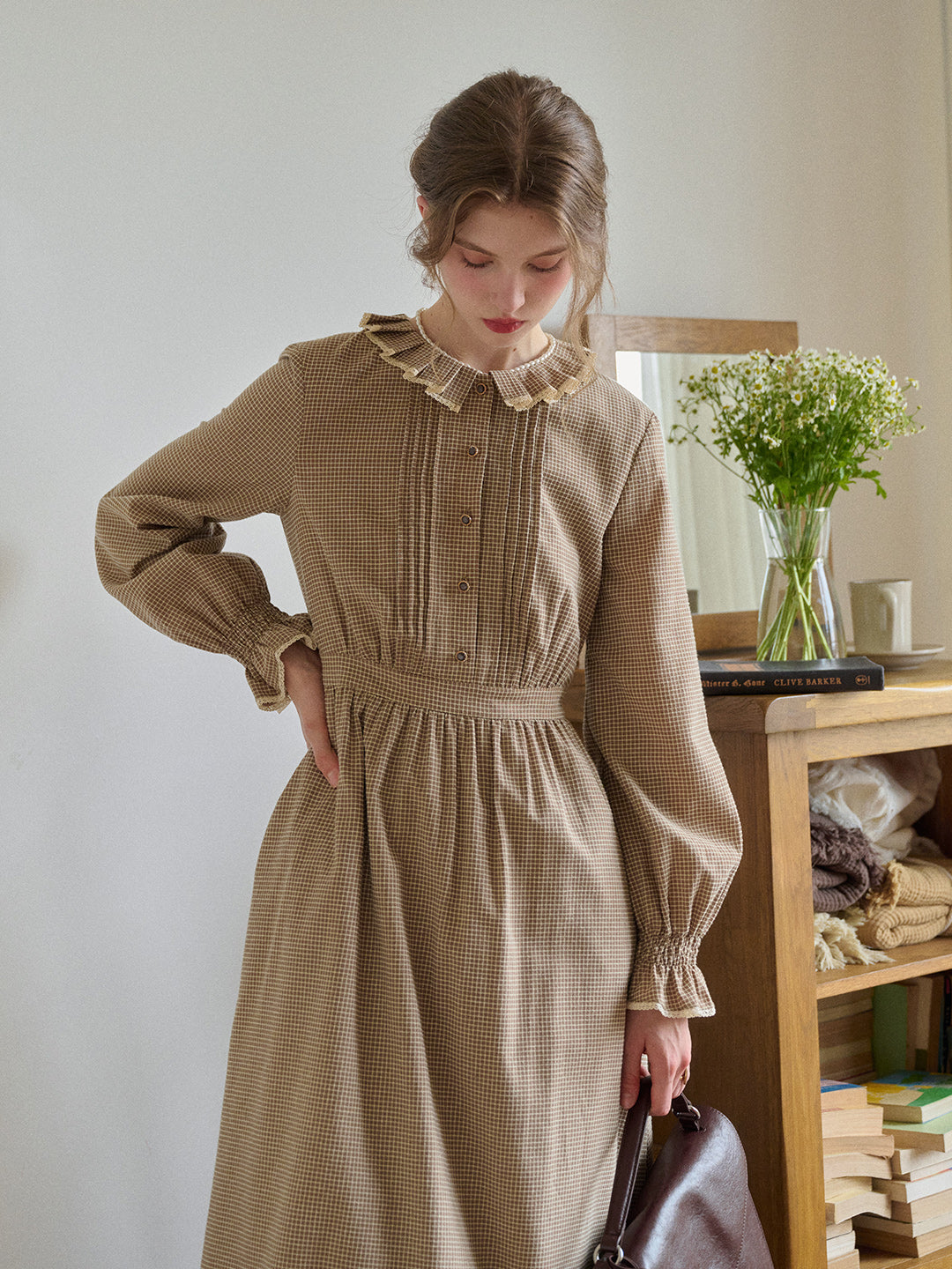 Romina Round Neck Cotton Dress