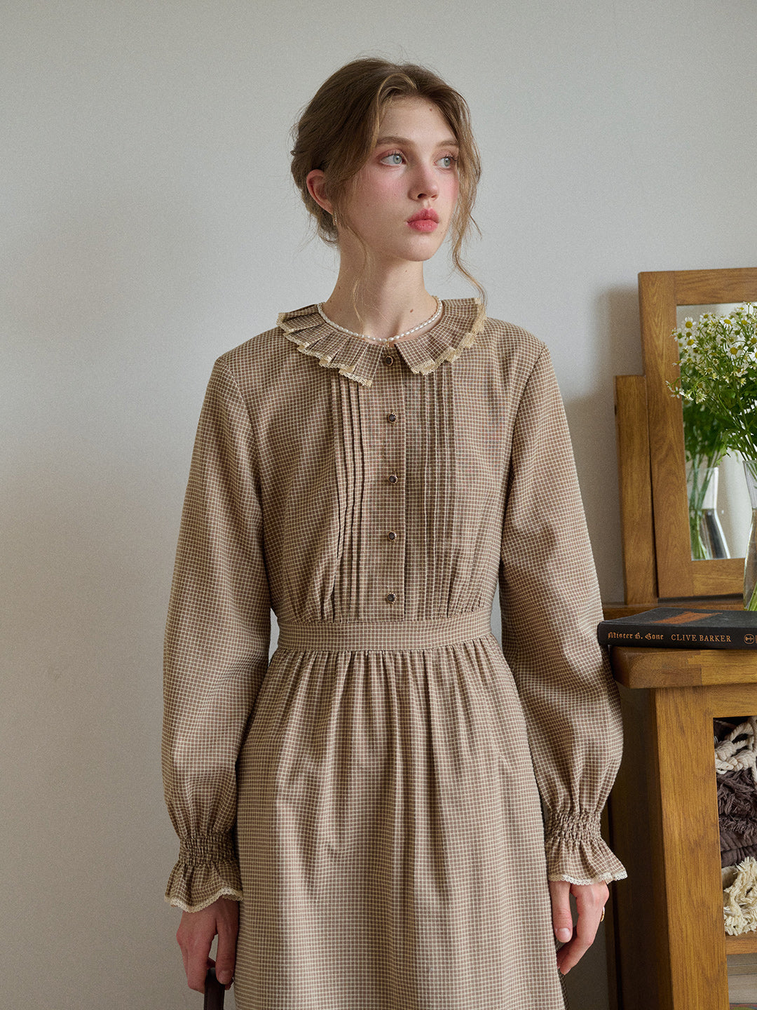Romina Round Neck Cotton Dress