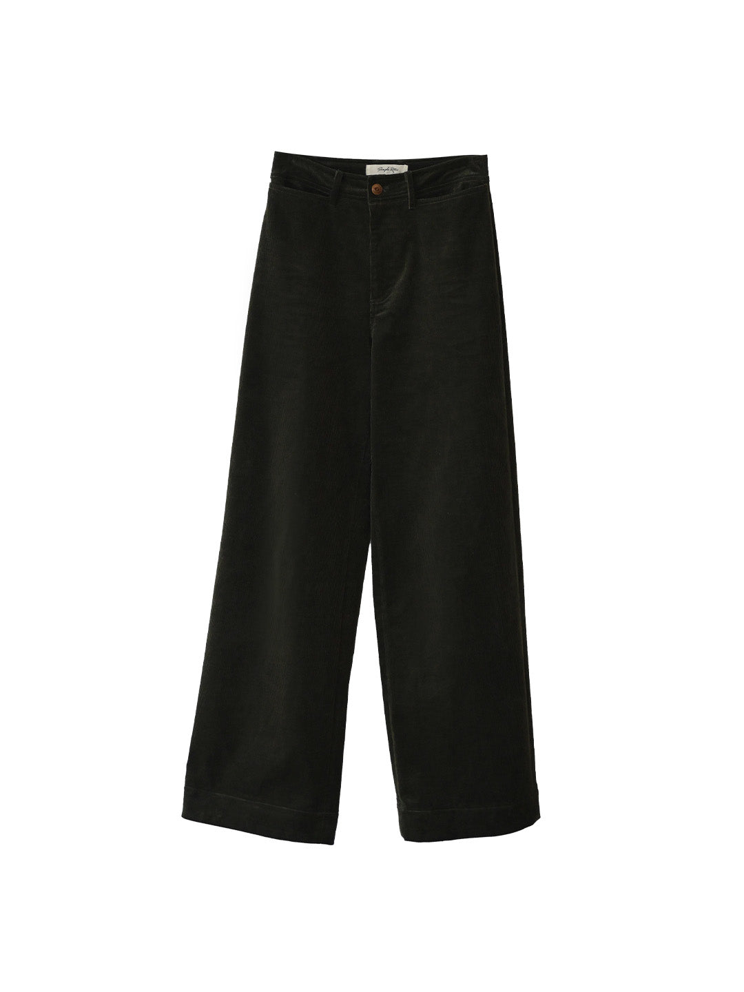 Isabela Straight Cotton Trousers