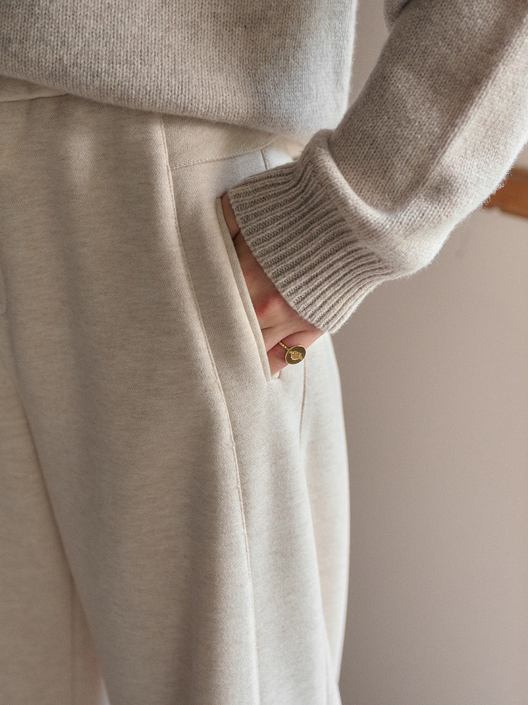 Galilea Straight Wool Trousers