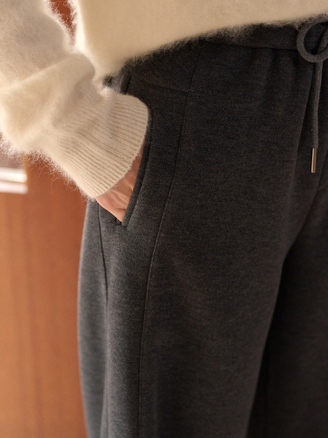 Galilea Straight Wool Trousers