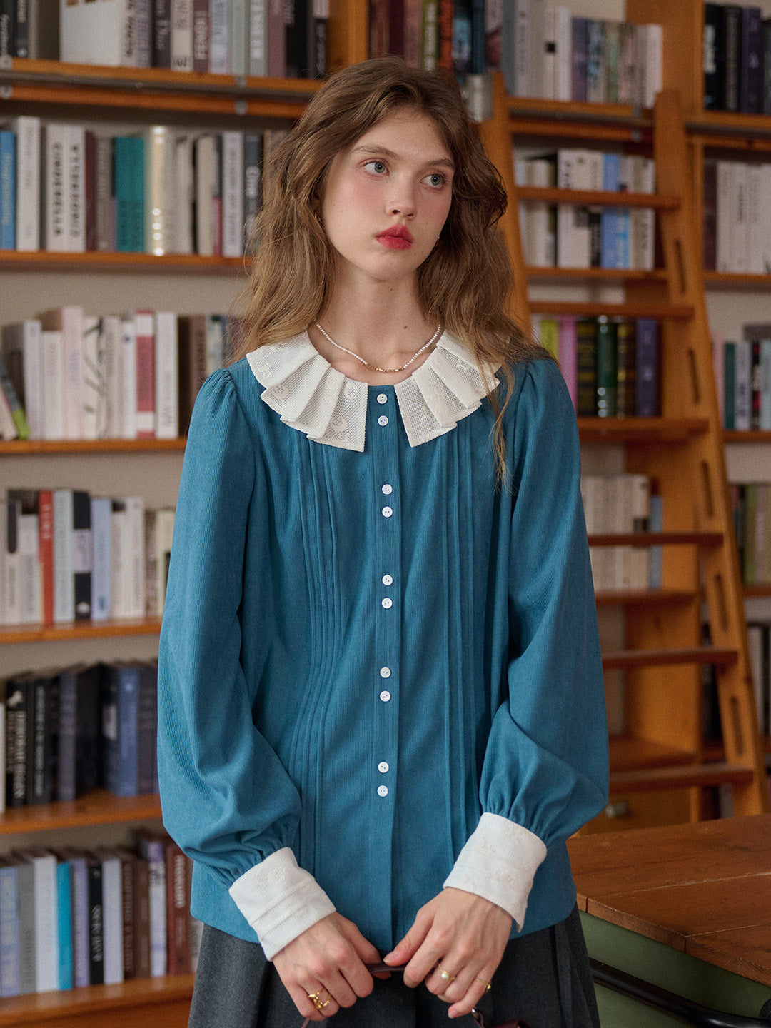 Braelynn Peter Pan Collar Blouse