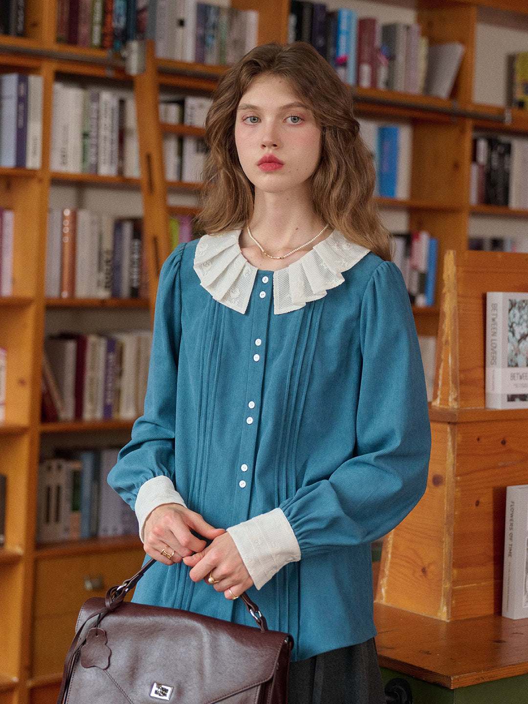 Braelynn Peter Pan Collar Blouse