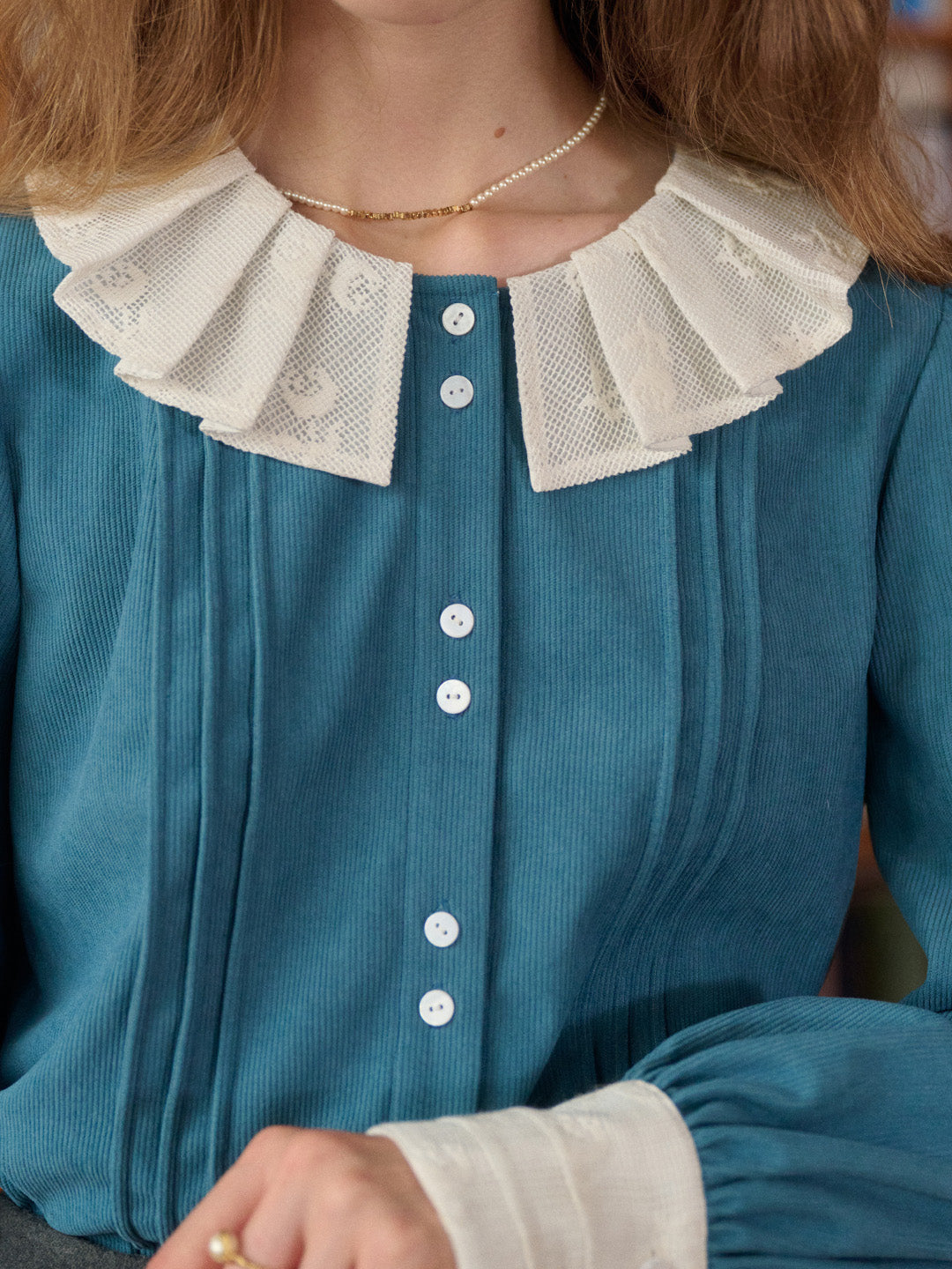 Braelynn Peter Pan Collar Blouse