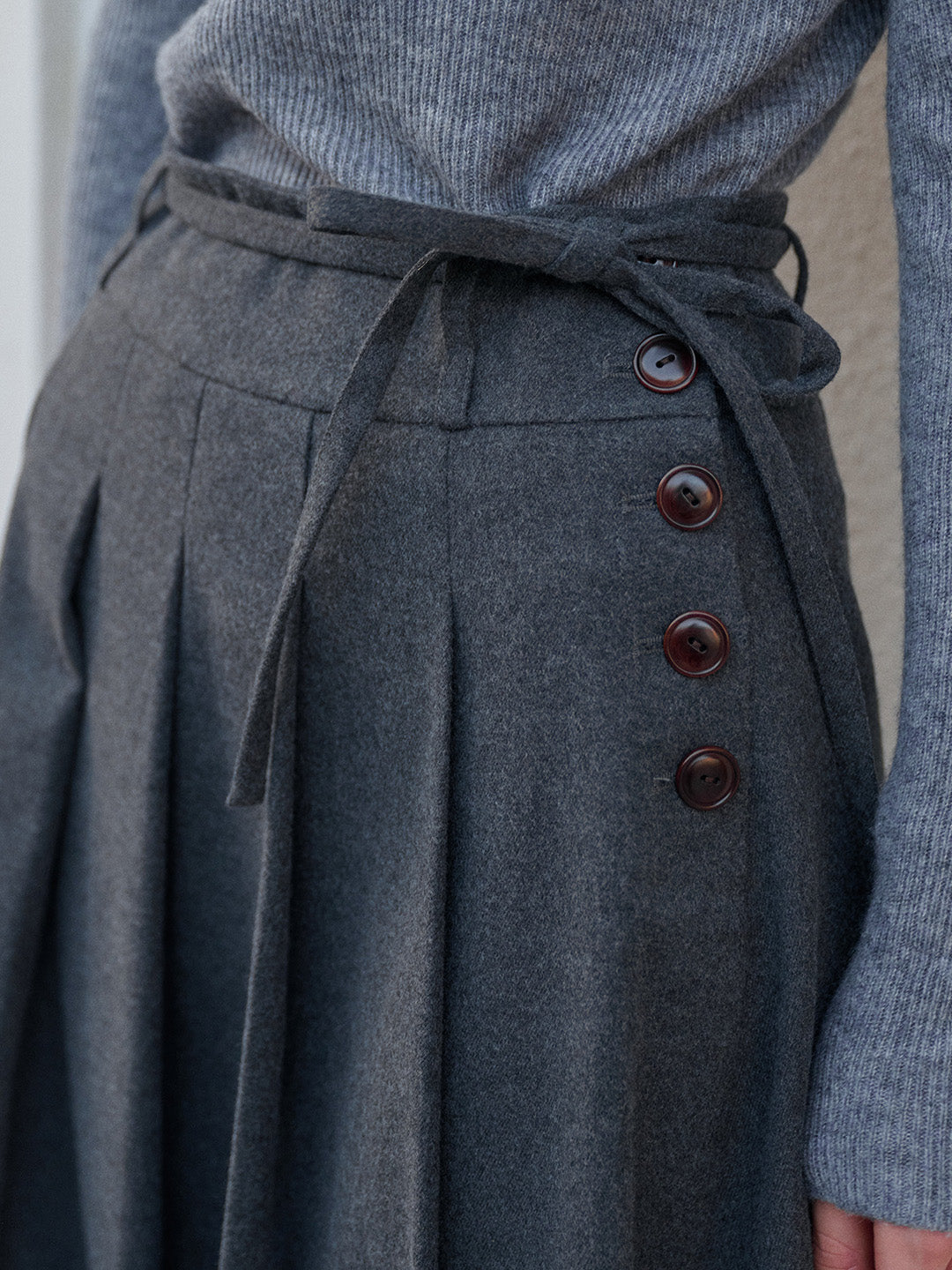 Jazmin A-Line Pleated Skirt