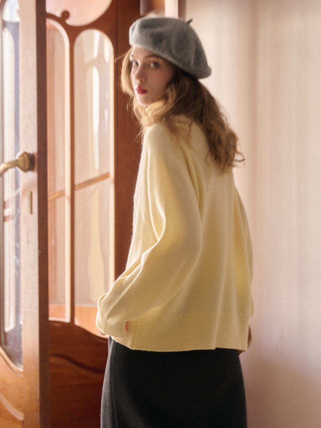 Fallon Turtleneck 100% Wool Sweater