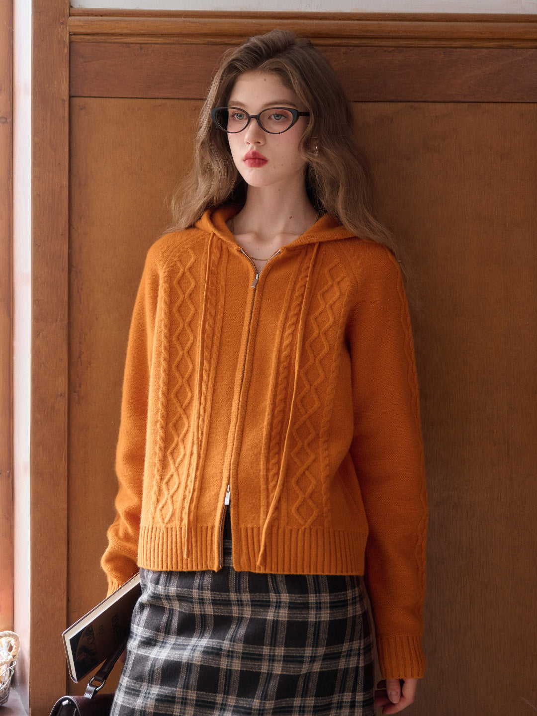 Halle Ribbed Hooded Cardigan
