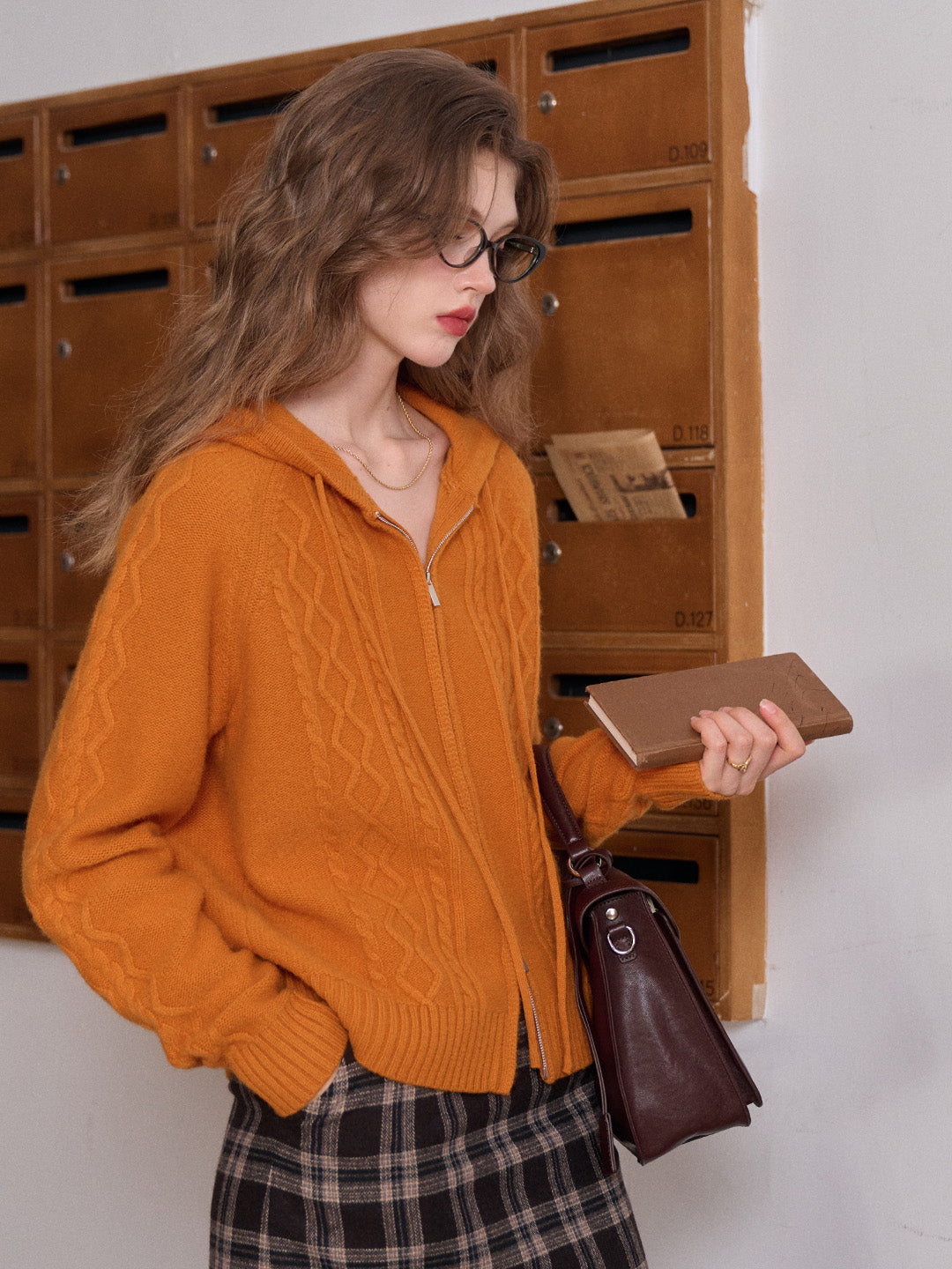 Halle Ribbed Hooded Cardigan