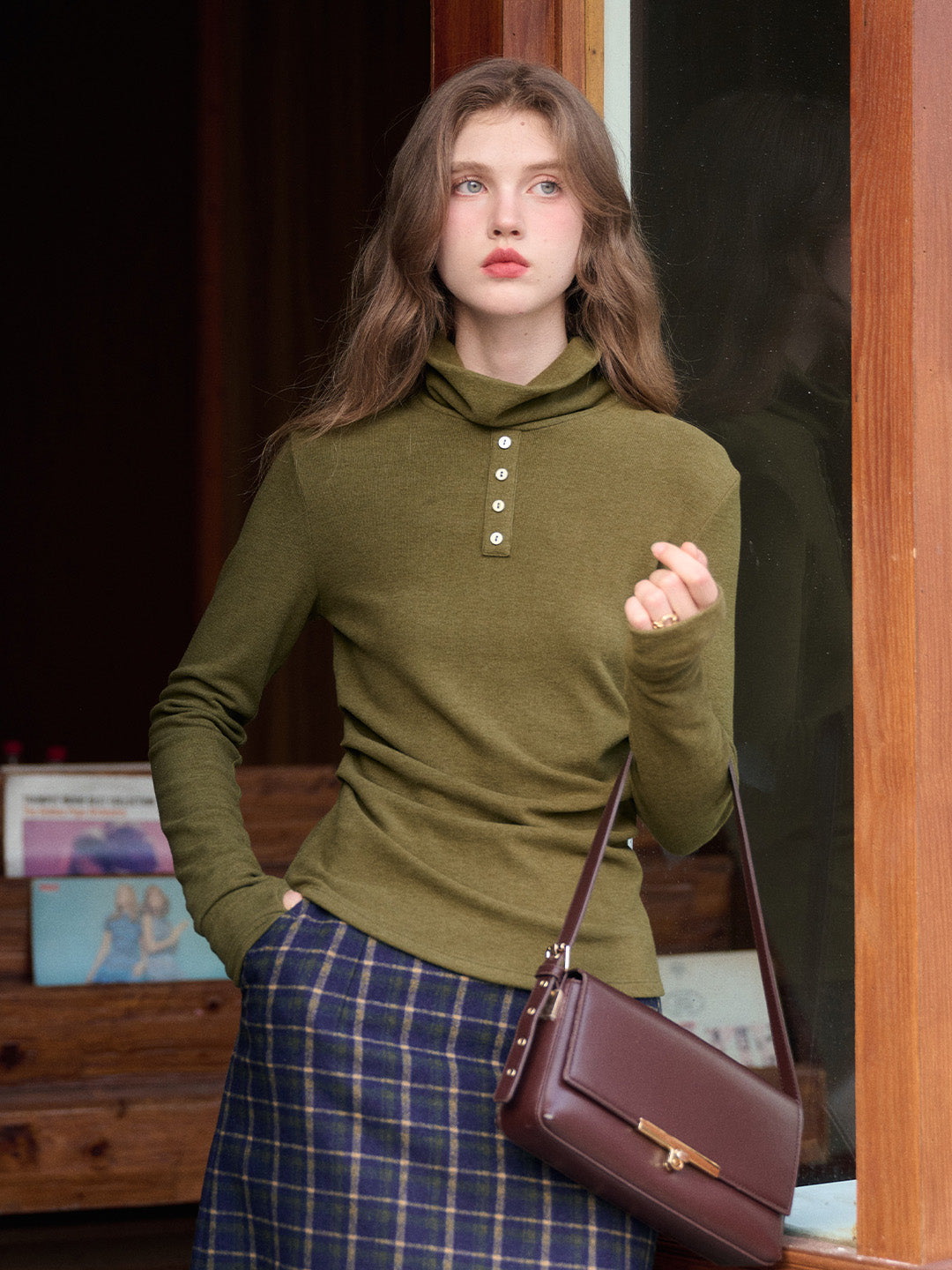 Estrella Turtleneck Knit Top