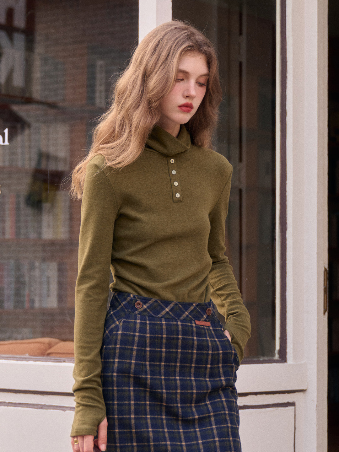 Estrella Turtleneck Knit Top