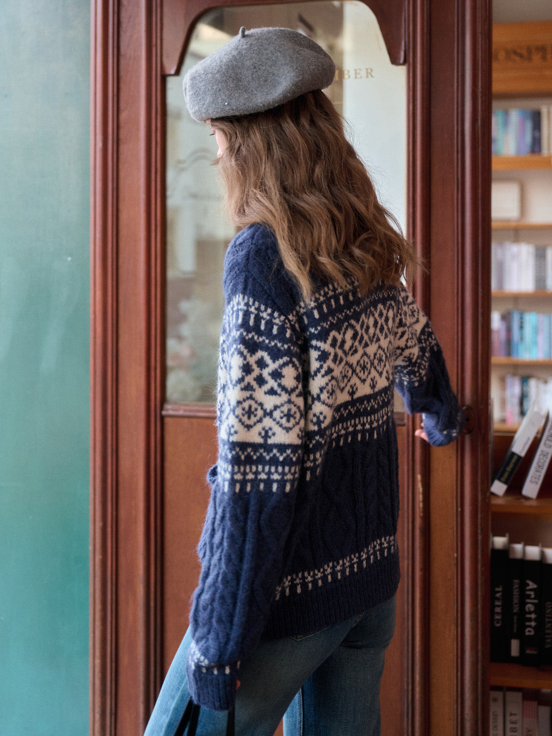 Vienna Fair Isle Cashmere Cardigan