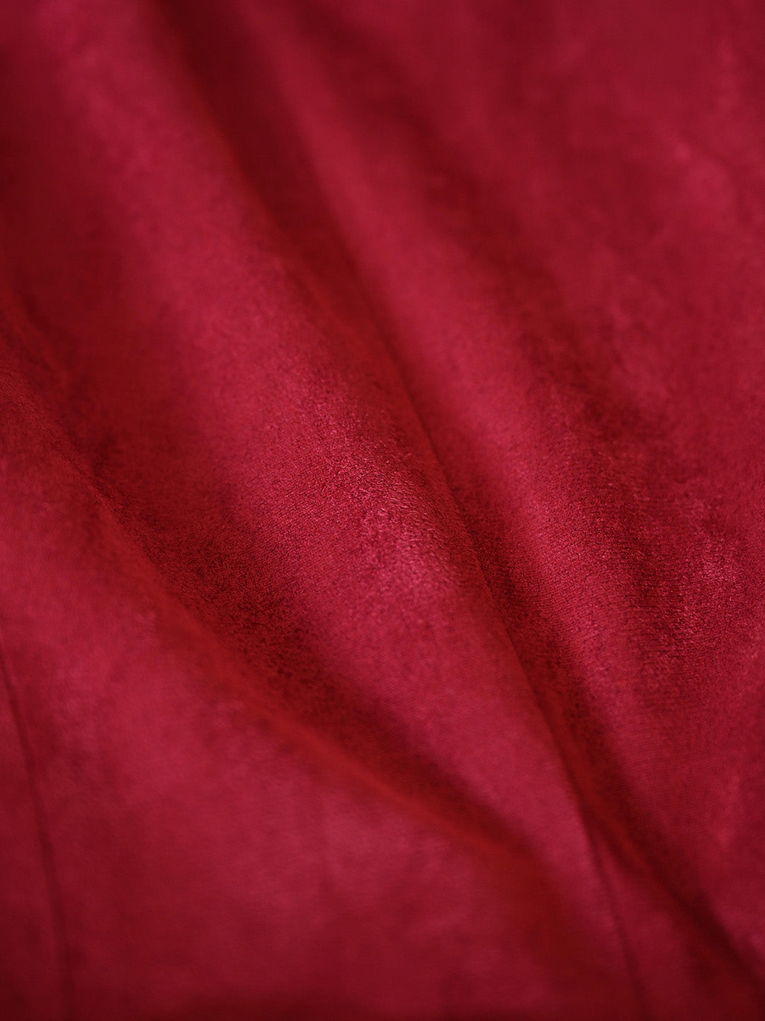 Della V-Neck Red Blazer