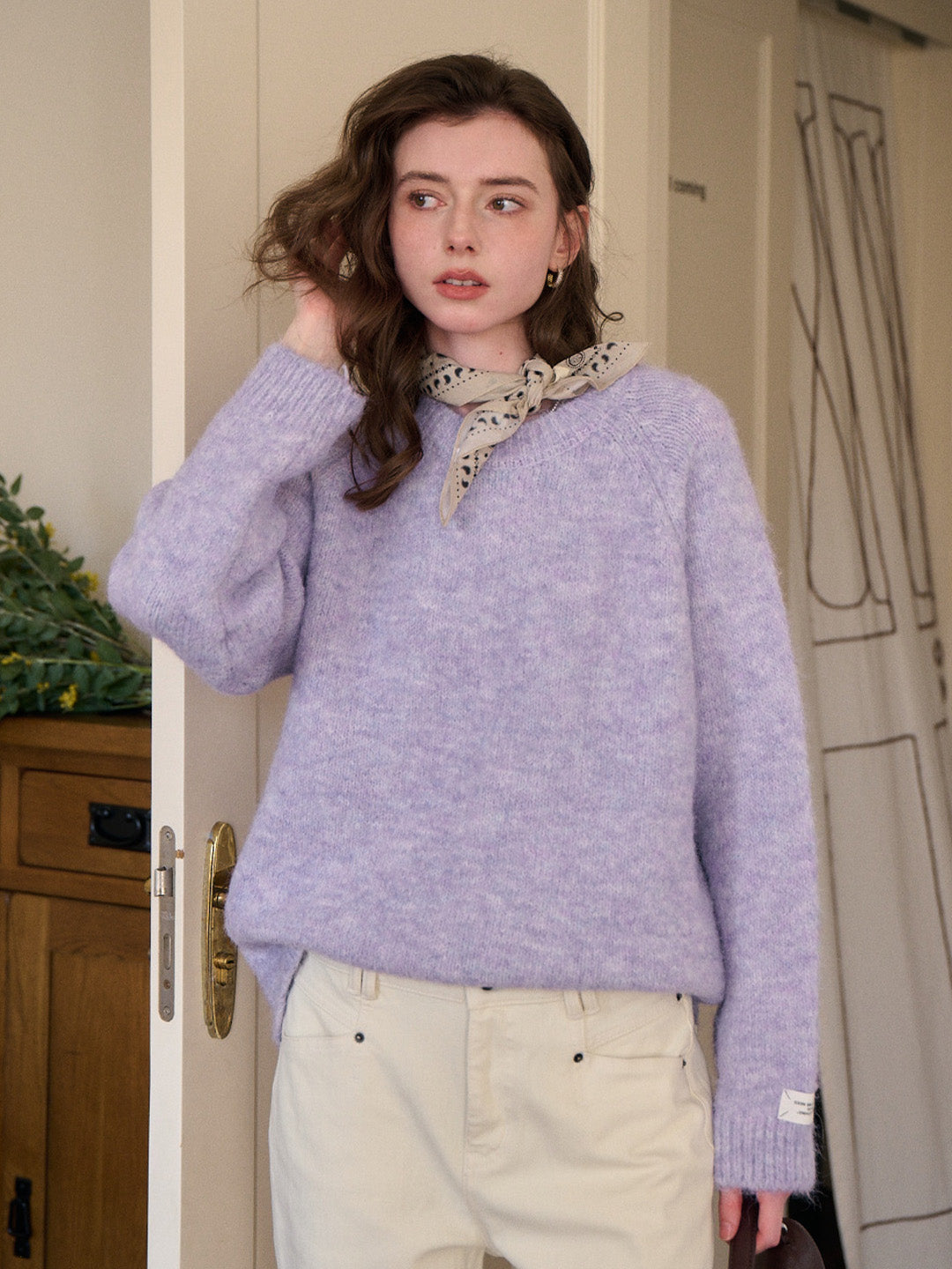 Paulina Round Neck Wool Sweater