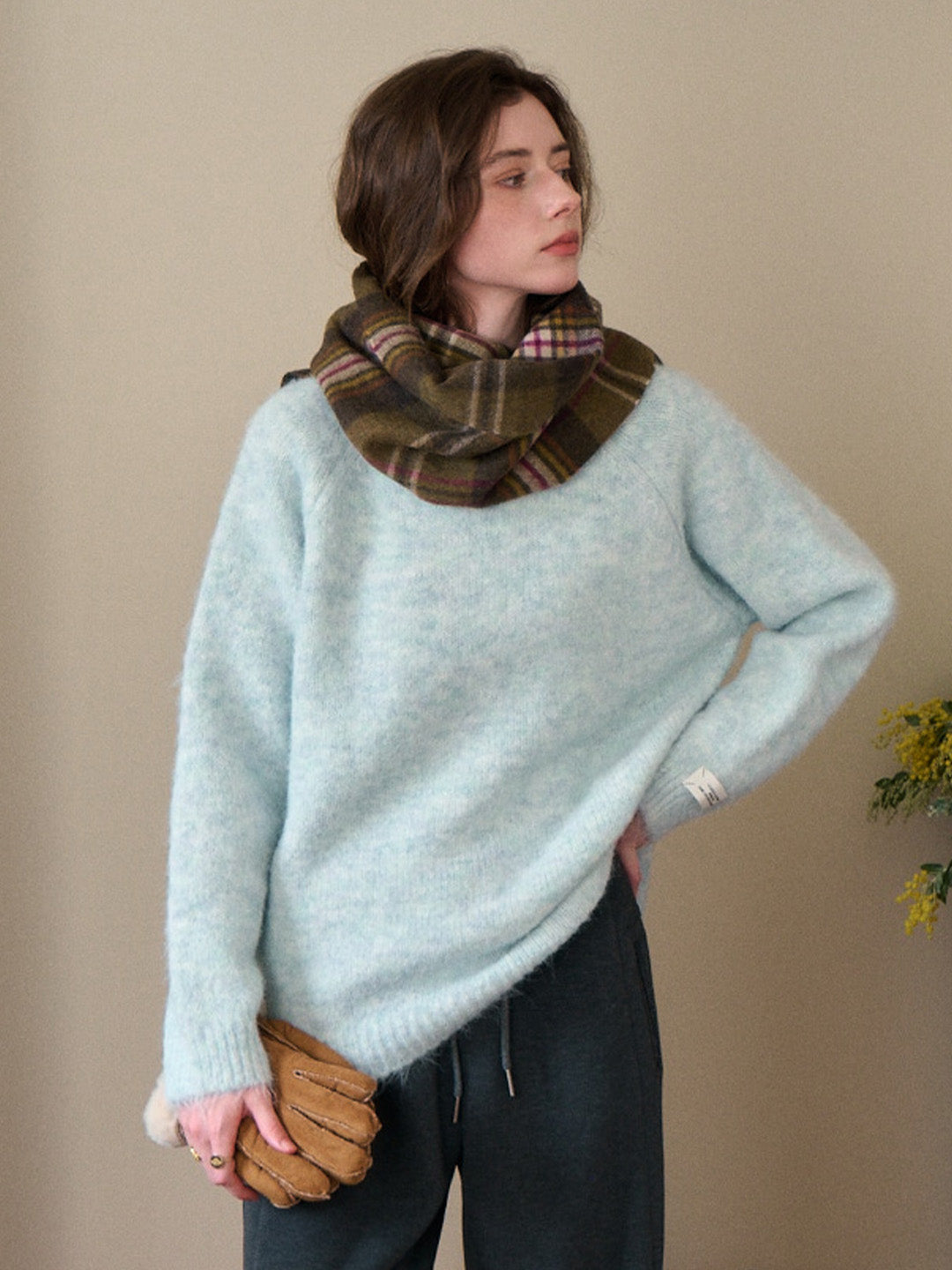 Paulina Round Neck Wool Sweater