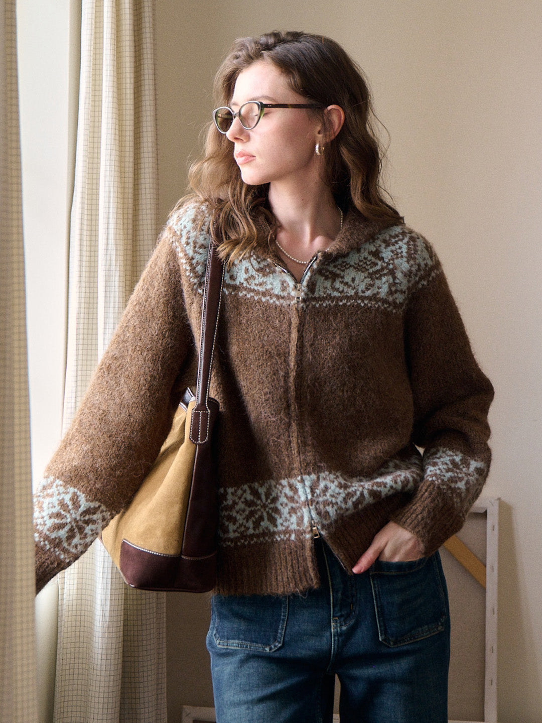 Novalee V-Neck Wool Cardigan