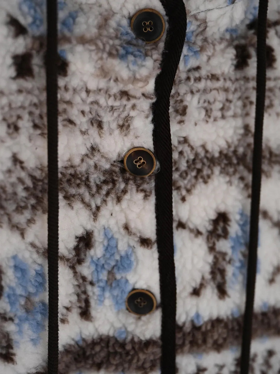 Nyomi Fair Isle Hoodie Coat