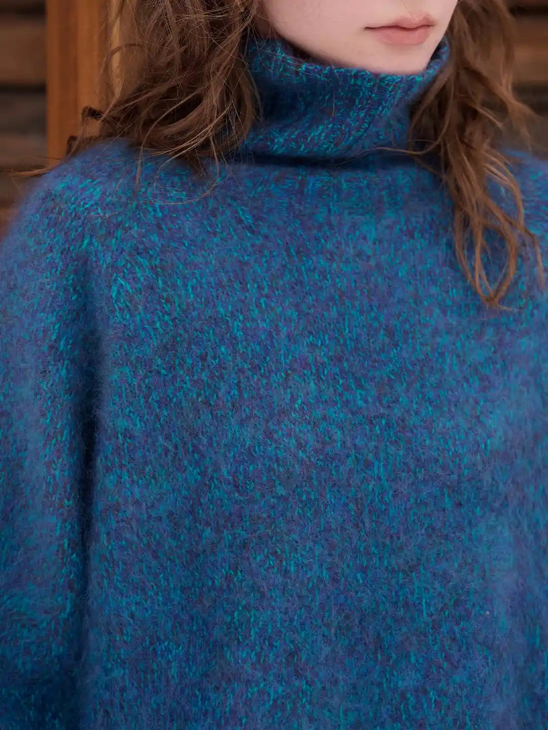Zayla Turtleneck 100% Wool Sweater