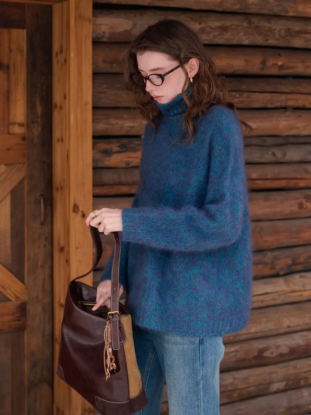 Zayla Turtleneck 100% Wool Sweater