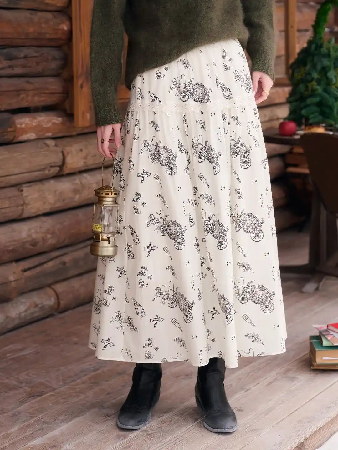 Lea Retro 100% Cotton Skirt