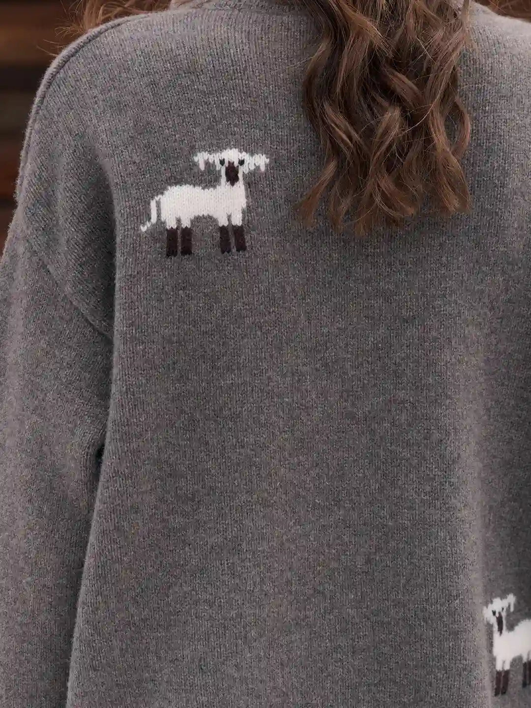 Alexia Round Neck 100% Wool Sweater