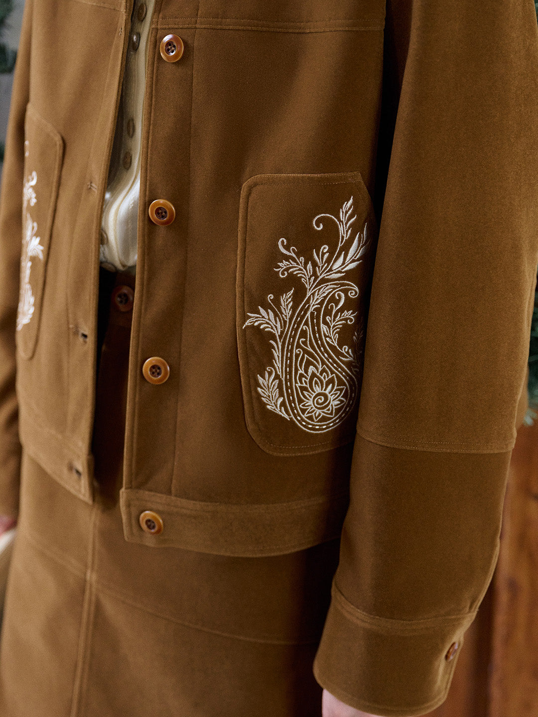 Denver Notch Lapel Embroidery Jacket