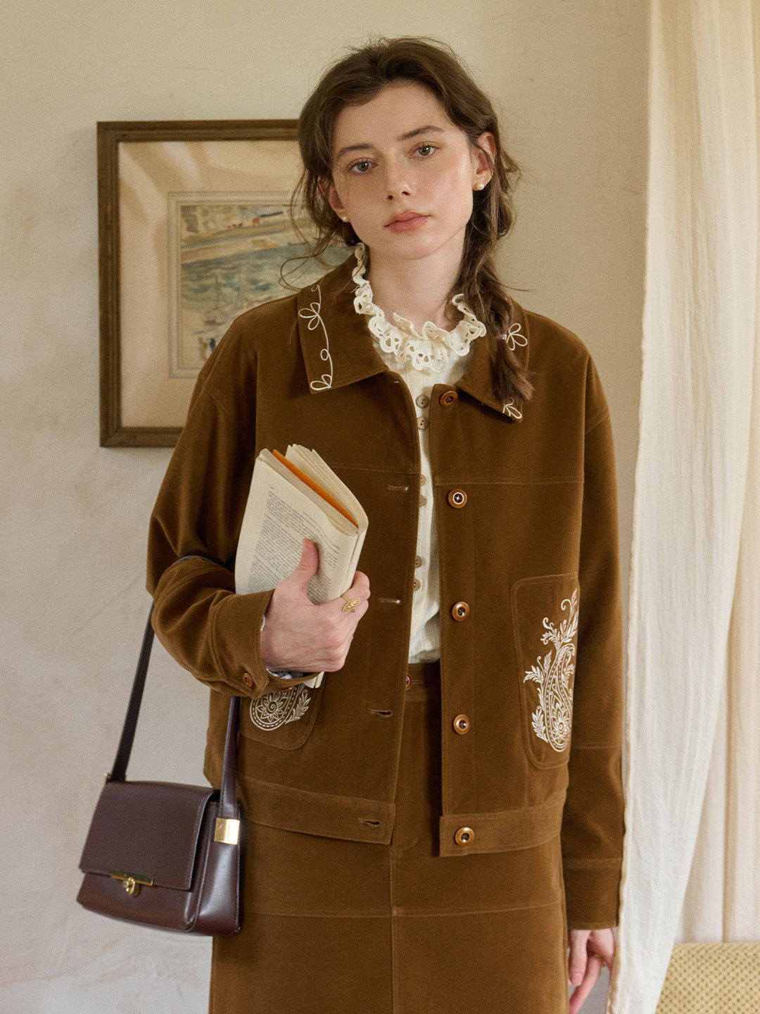 Denver Notch Lapel Embroidery Jacket