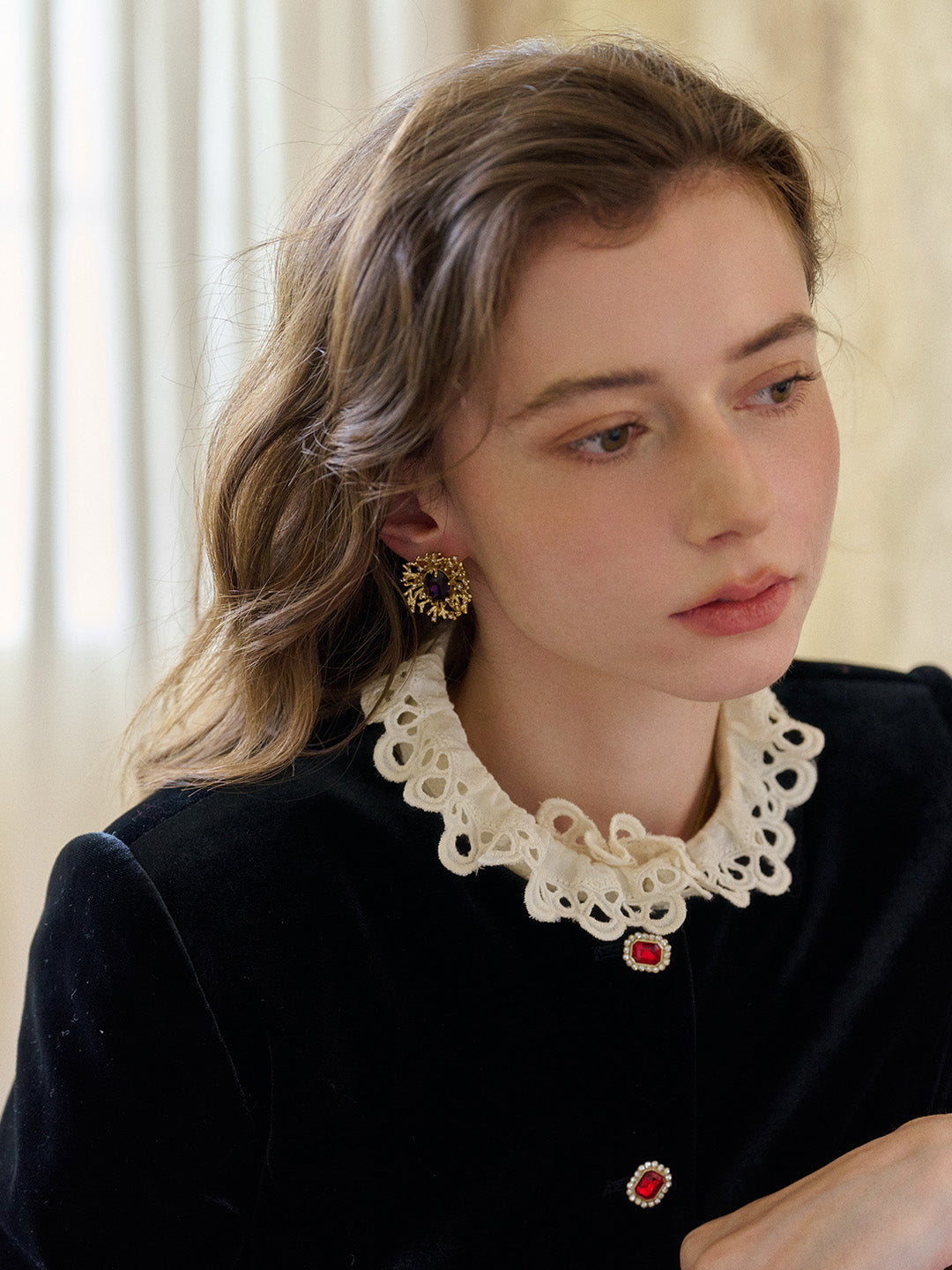 Macaron Retro Sea Anemone Earrings