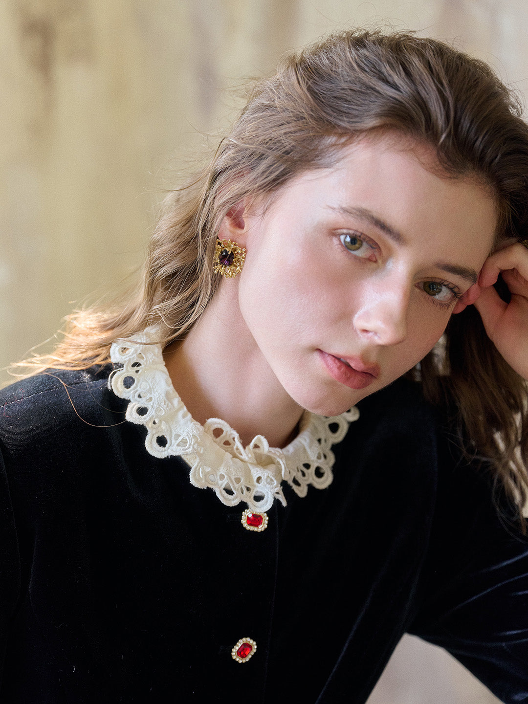 Macaron Retro Sea Anemone Earrings