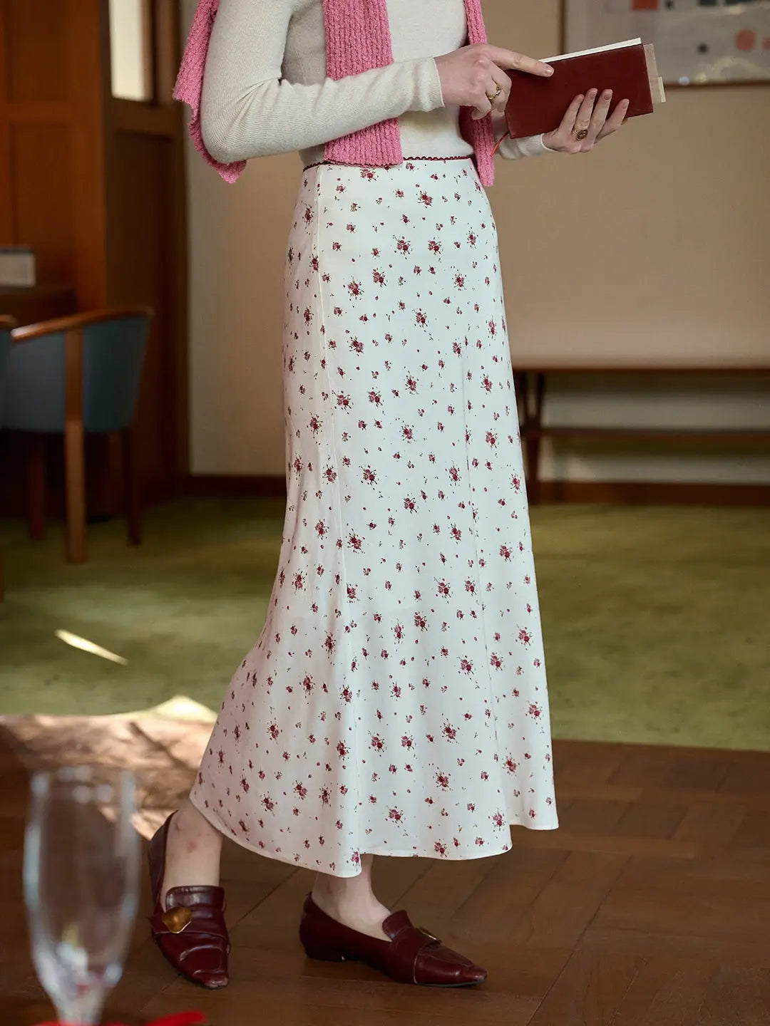 【Final Sale】Elia Rose Printing Skirt