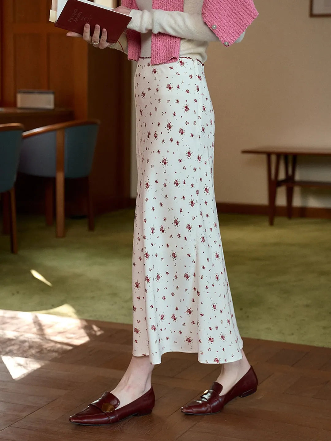 【Final Sale】Elia Rose Printing Skirt