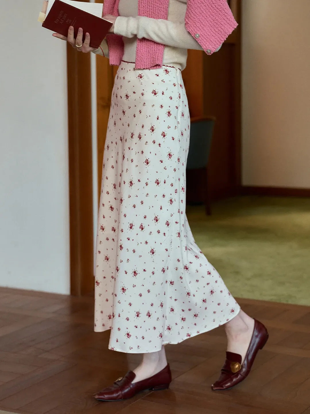 【Final Sale】Elia Rose Printing Skirt