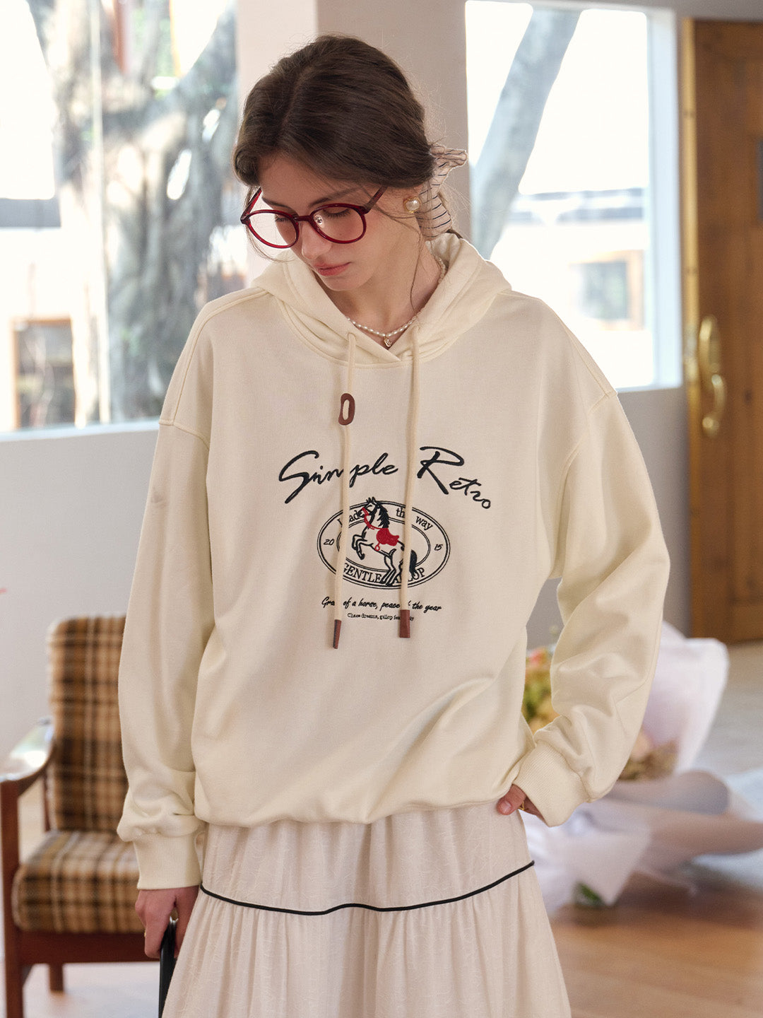 【Final Sale】Lala SR Printed Hoodie