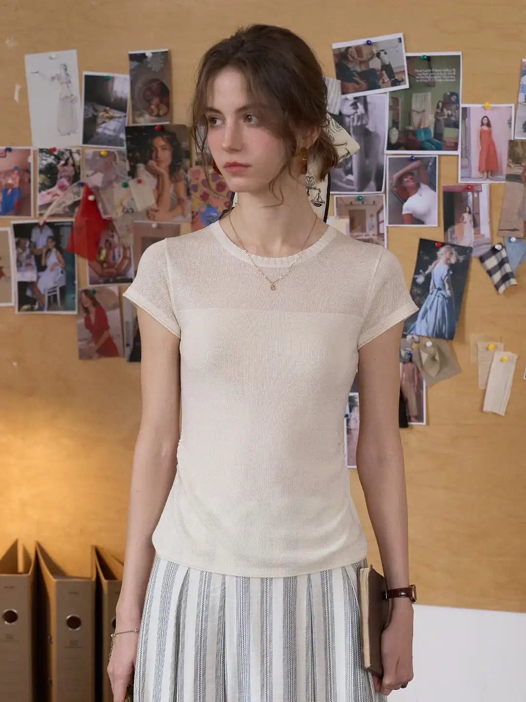 Elouise Round Neck Linen Top