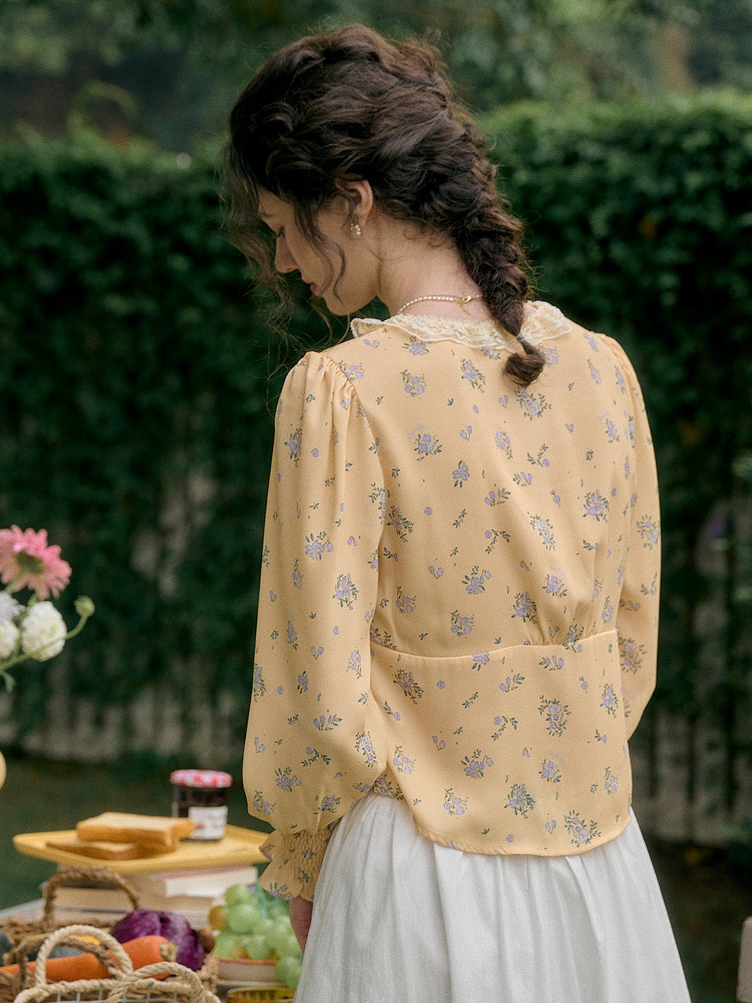 【Final Sale】Laurel V-Neck Floral Blouse