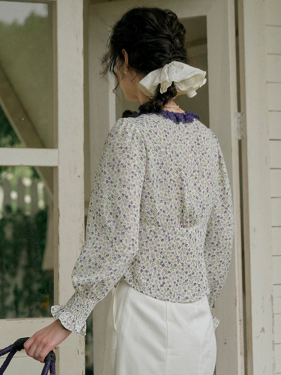 【Final Sale】Laurel V-Neck Floral Blouse