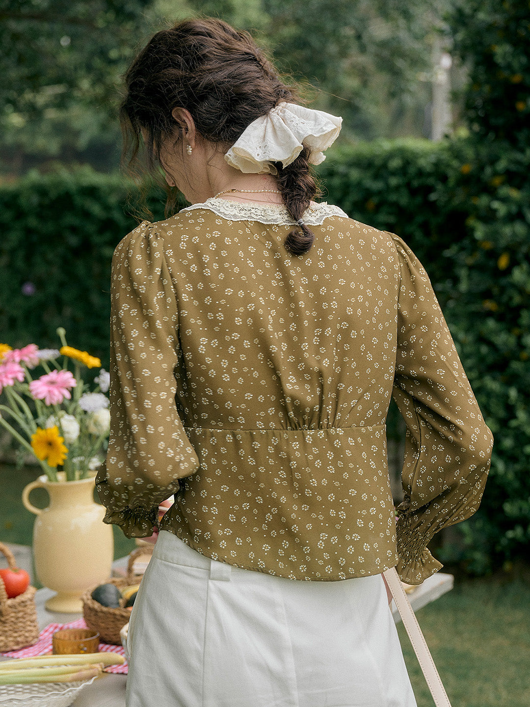 【Final Sale】Laurel V-Neck Floral Blouse