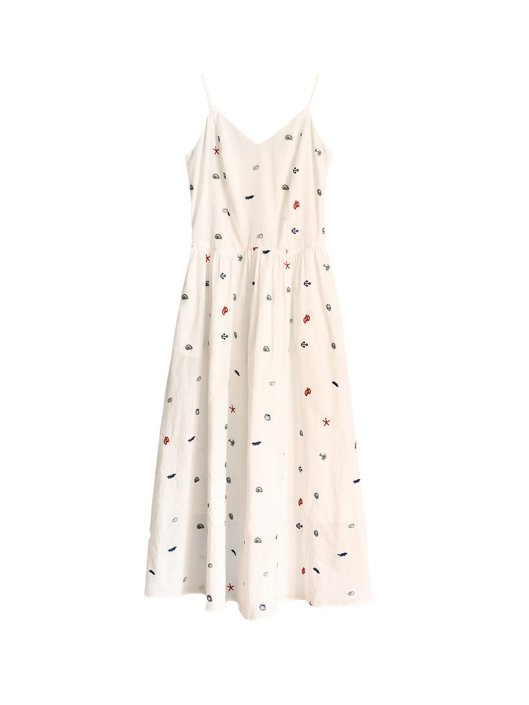 Zelda Suspender Embroidery 100% Cotton Dress