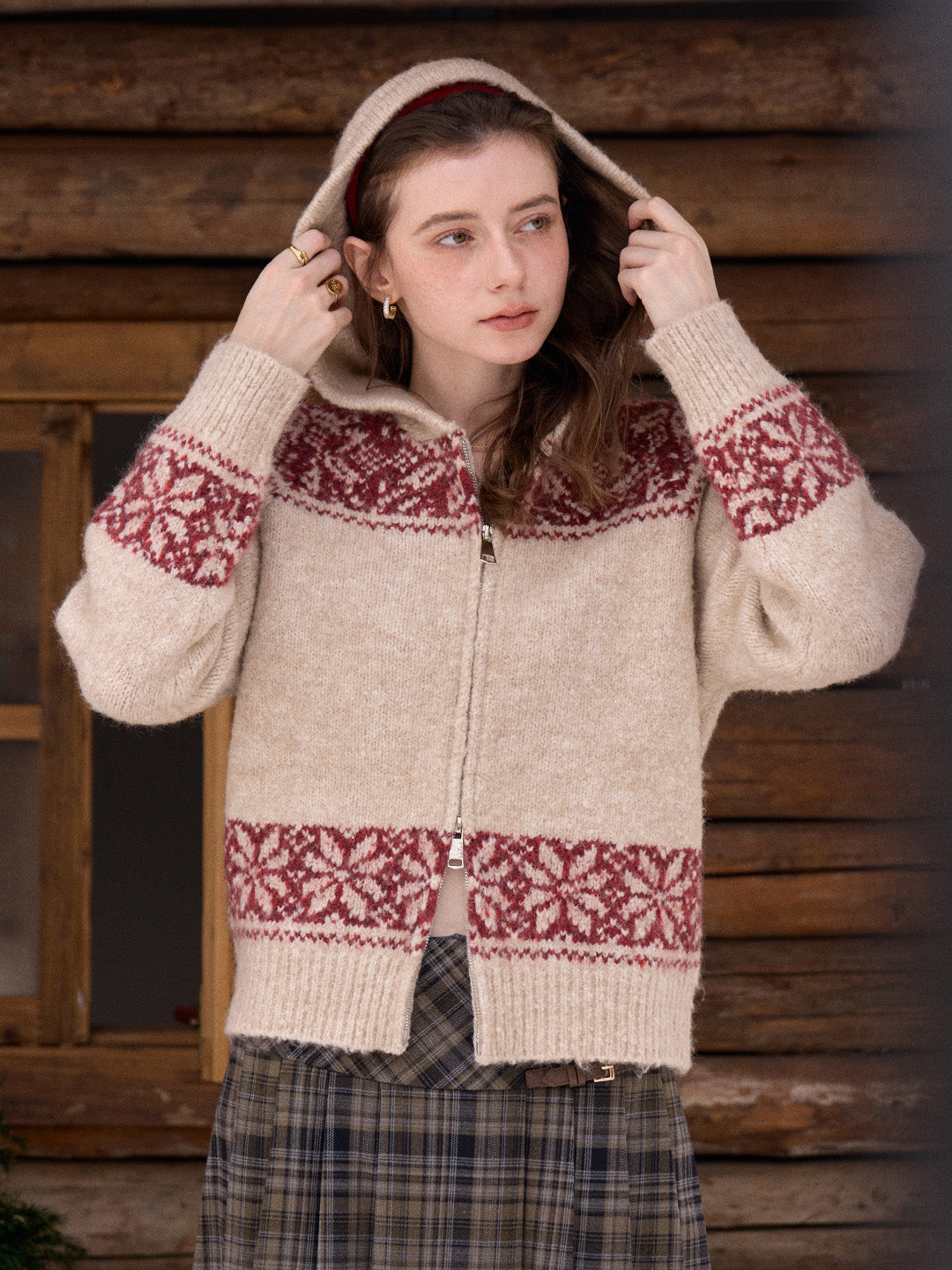 Novalee V-Neck Wool Cardigan