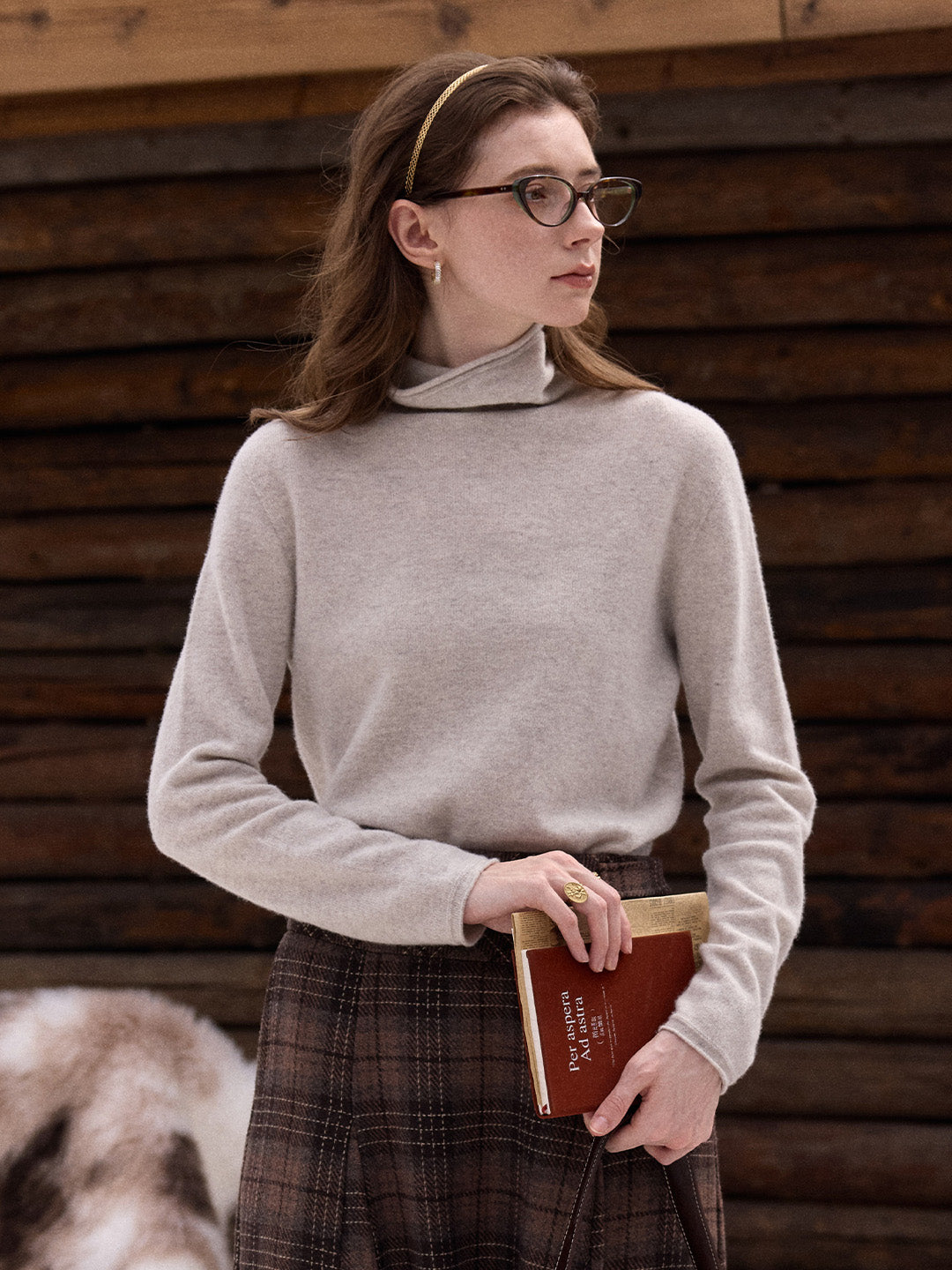 Marilyn Turtleneck Wool Cashmere Sweater