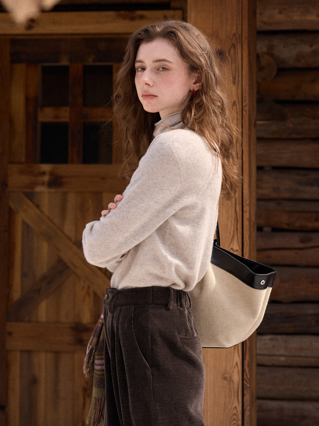 Marilyn Turtleneck Wool Cashmere Sweater