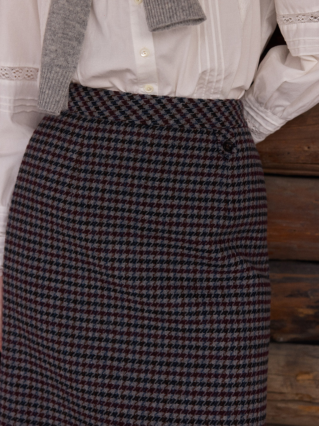 Kelly A-Line Wool Skirt