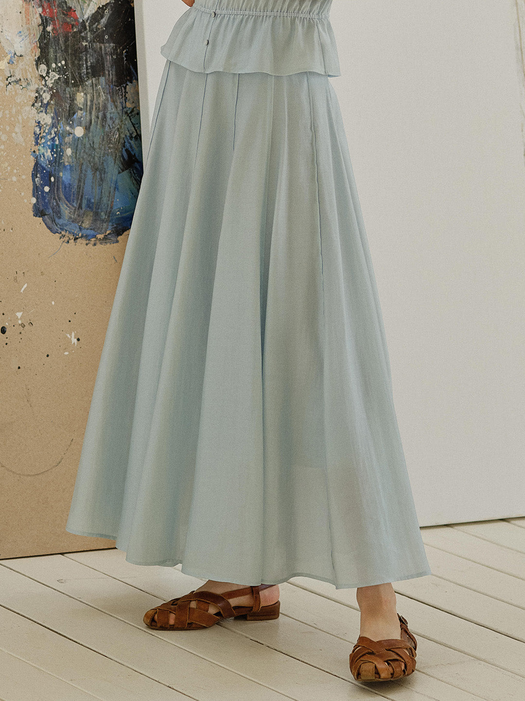 Bella Light Maxi Lyocell Skirt