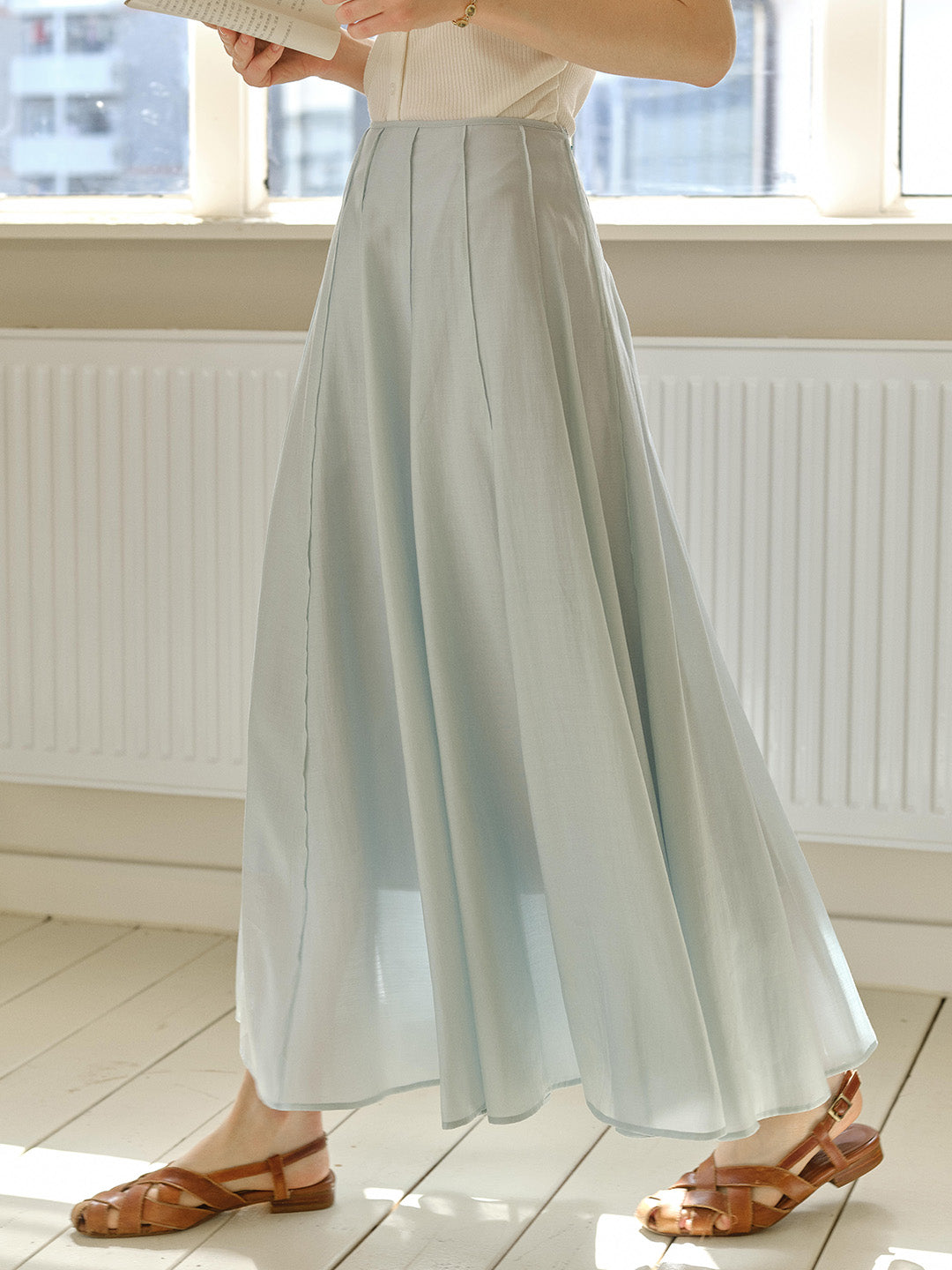 Bella Light Maxi Lyocell Skirt