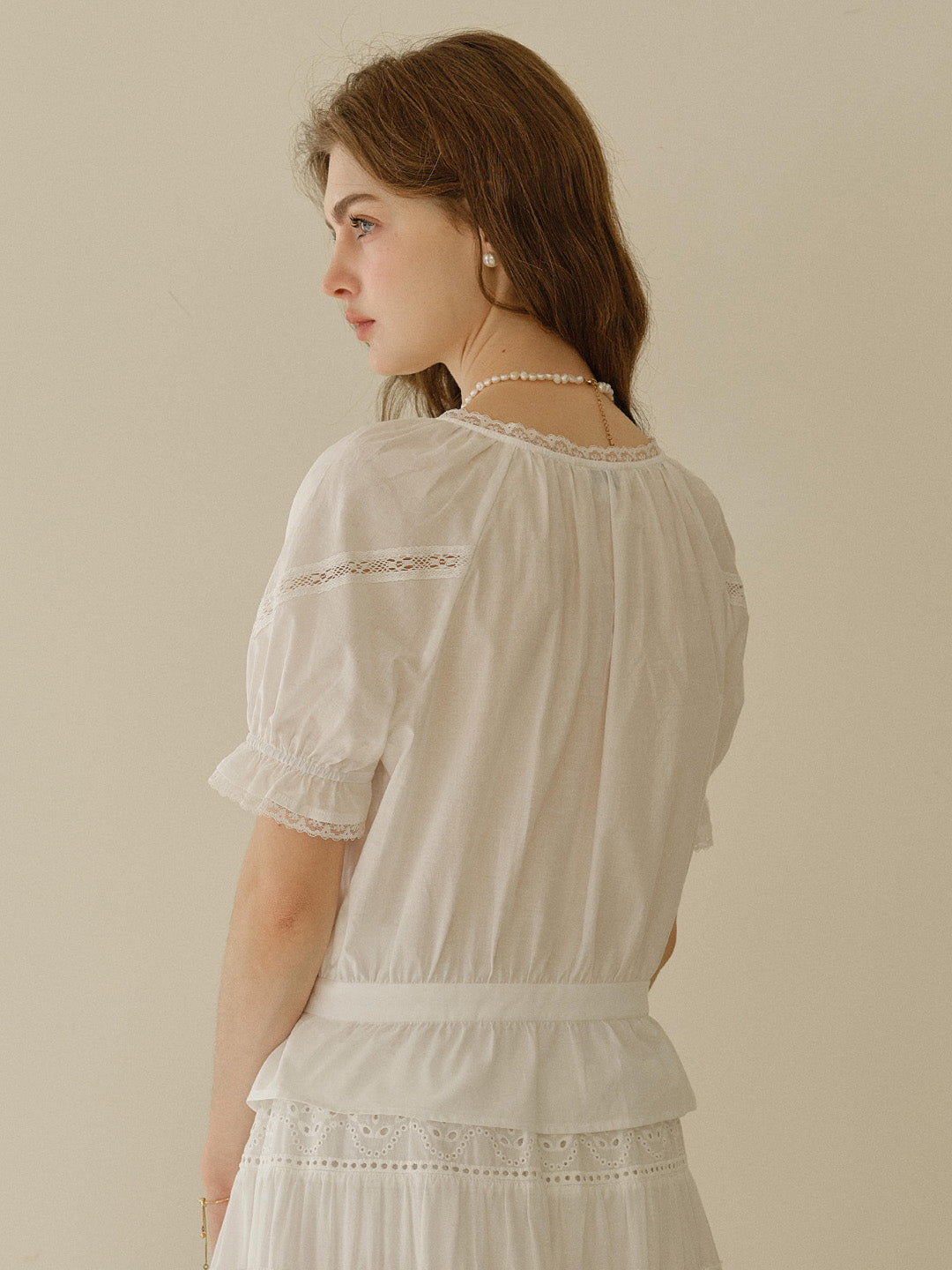 Samara Round Neck 100% Cotton Blouse