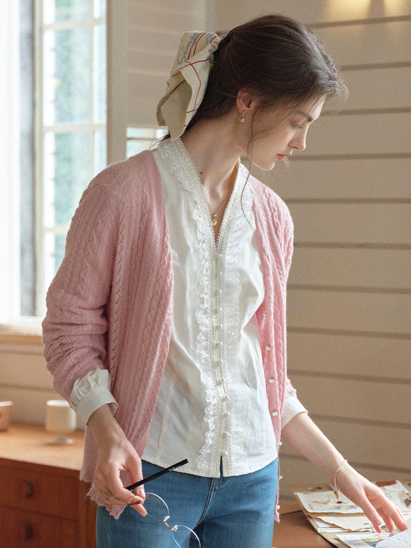 Giunone Mohair-Merino Revival Cardigan