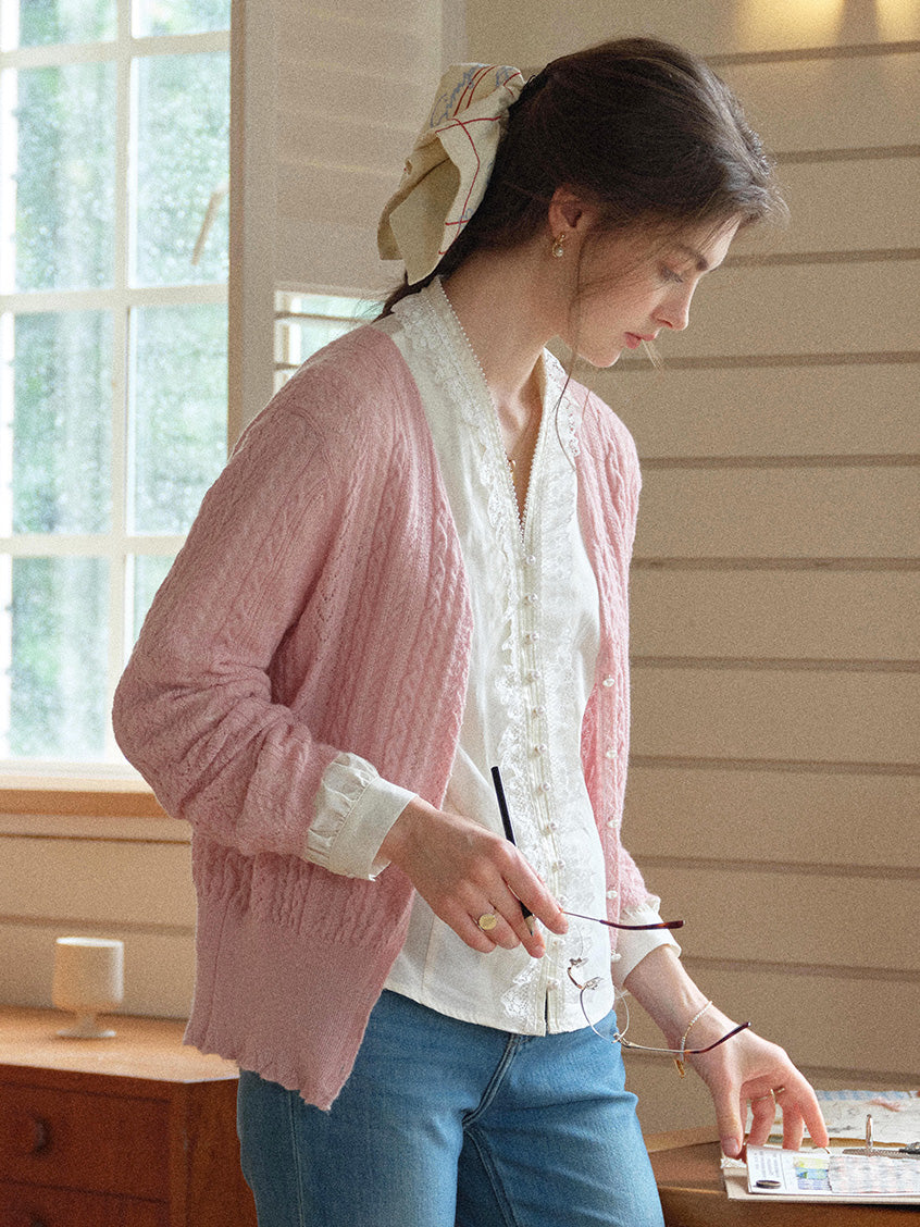 Giunone Mohair-Merino Revival Cardigan